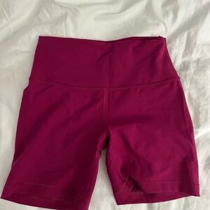 Lululemon Wunder High Rise Training Shorts 6”